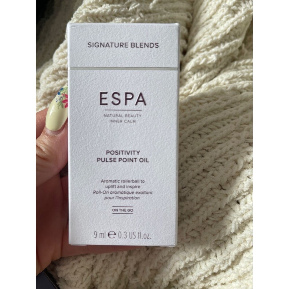 Positivity Pulse Point Oil Rollerball - Cream White Box